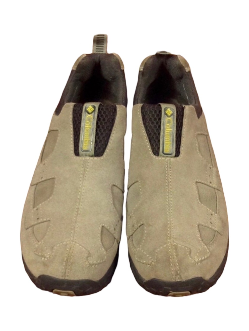Columbia Men's Slip-On Suede Loafers - Light Brown & Black